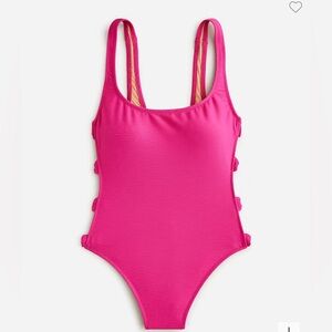 J Crew Swimsuit bright pink BNWT